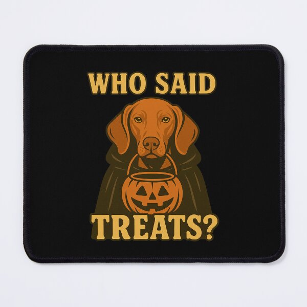 Item preview, Vizsla Halloween Who Said Treats Pumpkin Witch Costume Mom Dad Kids designed and sold by FurryHavenPH.