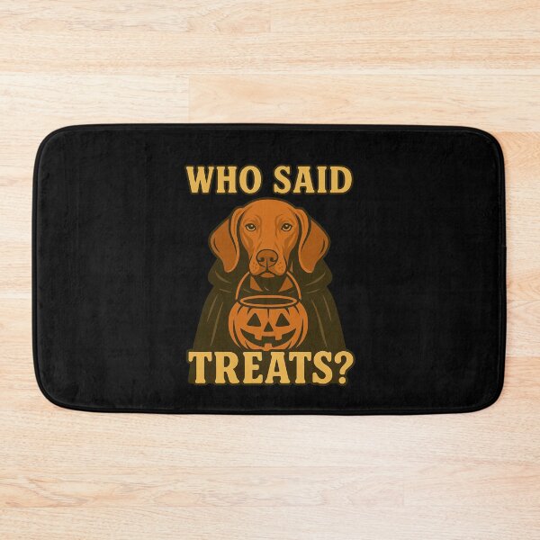 Item preview, Vizsla Halloween Who Said Treats Pumpkin Witch Costume Mom Dad Kids designed and sold by FurryHavenPH.