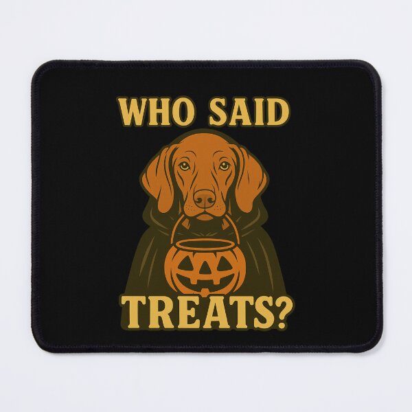 Item preview, Vizsla Halloween Who Said Treats Pumpkin Witch Costume Mom Dad Kids designed and sold by FurryHavenPH.