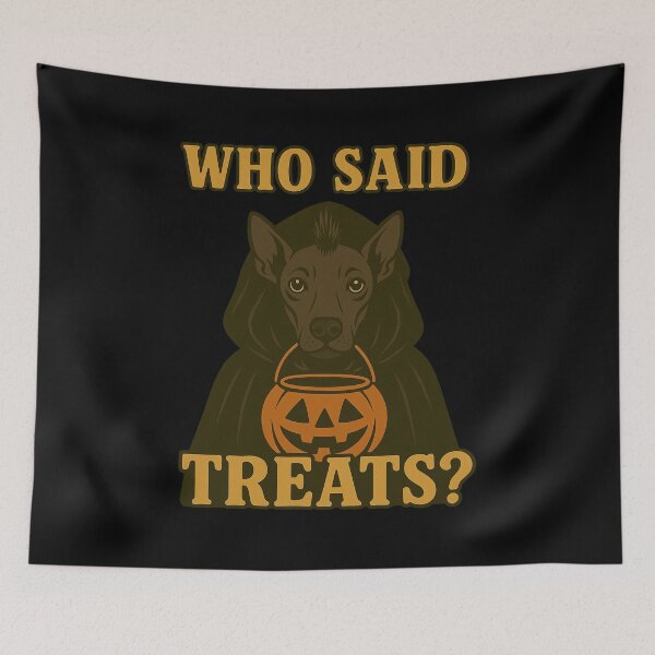 Item preview, Xoloitzcuintli Xolo Halloween Who Said Treats Pumpkin Witch Costume Mom Dad Kids designed and sold by FurryHavenPH.