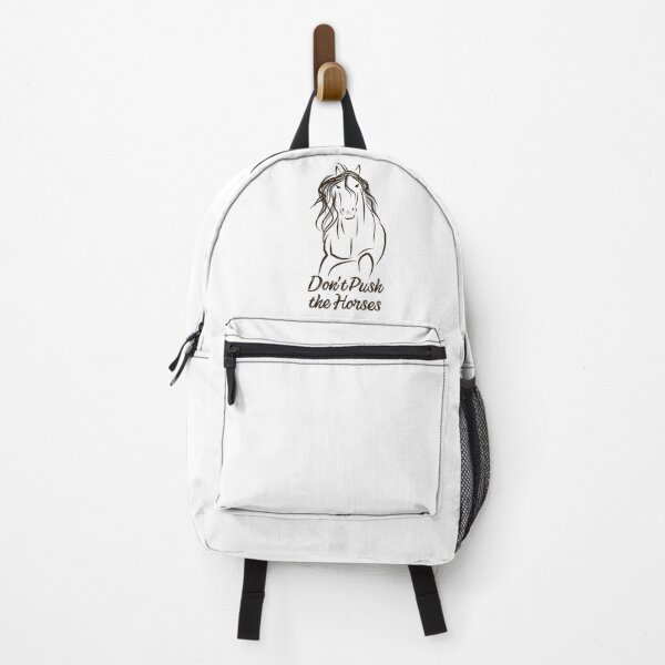 Item preview, Don’t Push the Horses Funny Meme Quote for Sarcastic Minds  designed and sold by faridman.
