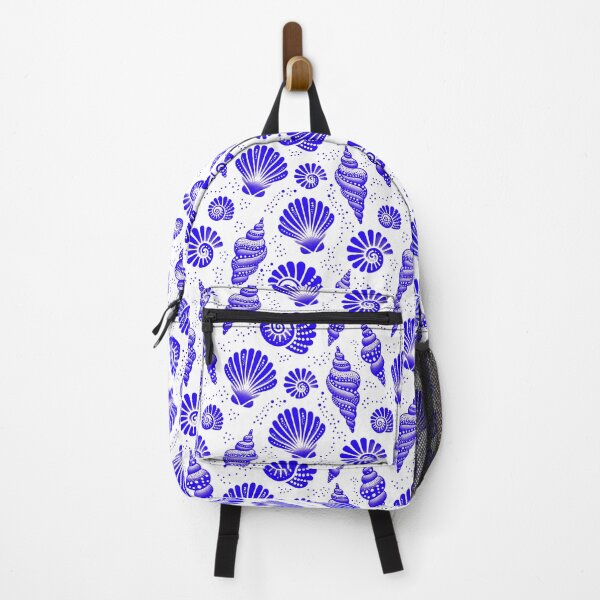 Item preview, Seashells Cobalt Blue and White designed and sold by SilverPegasus.