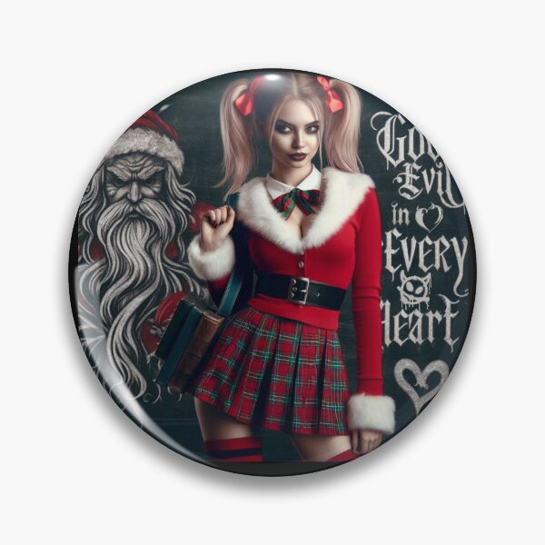 Artikelvorschau, Gothic Schoolgirl Glam Santa Buch entworfen und verkauft von Voodoo Store Paranormal Collections.