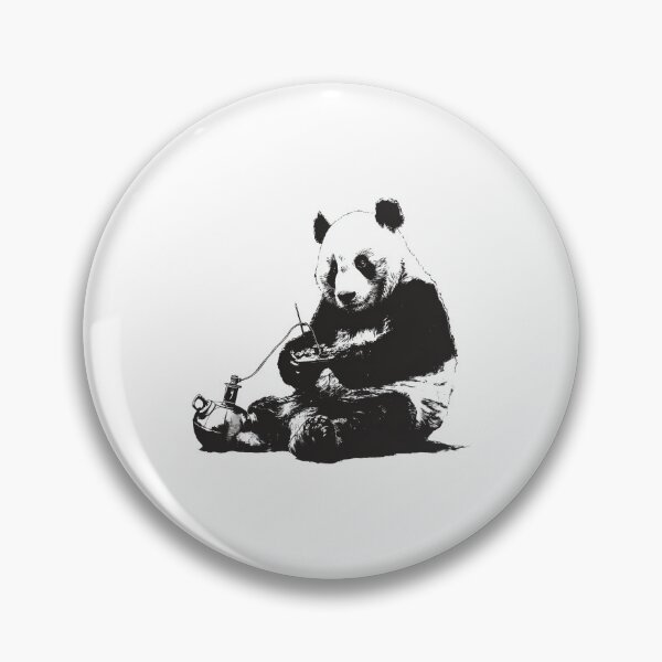 Item preview, Banksy Panda Techie - Focused on the Circuit Board designed and sold by hamishby.