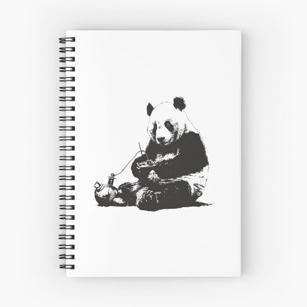 Item preview, Banksy Panda Techie - Focused on the Circuit Board designed and sold by hamishby.