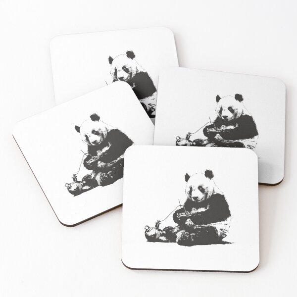 Item preview, Banksy Panda Techie - Focused on the Circuit Board designed and sold by hamishby.