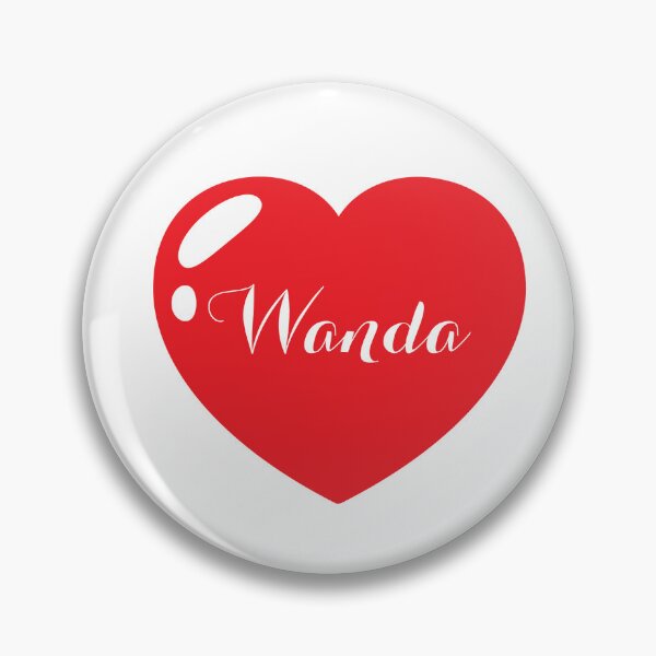 Item preview, Wanda Polish Name with red Heart  designed and sold by Monika Howarth.