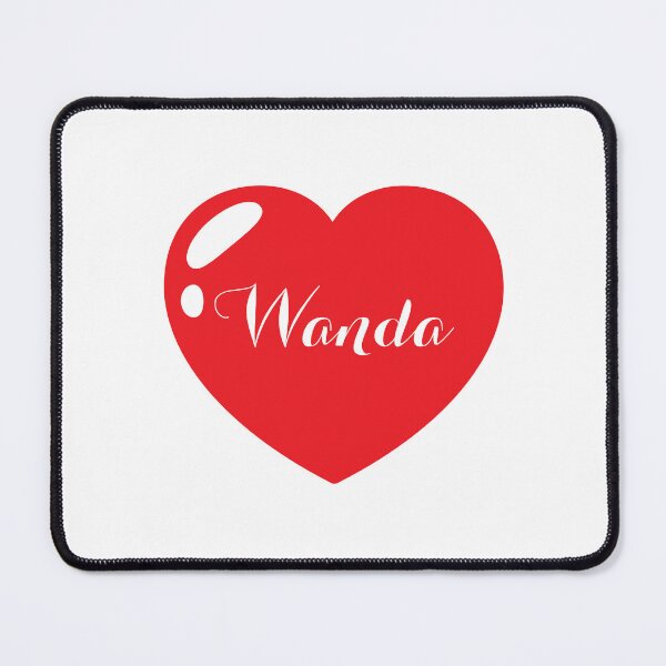 Item preview, Wanda Polish Name with red Heart designed and sold by Monika Howarth.