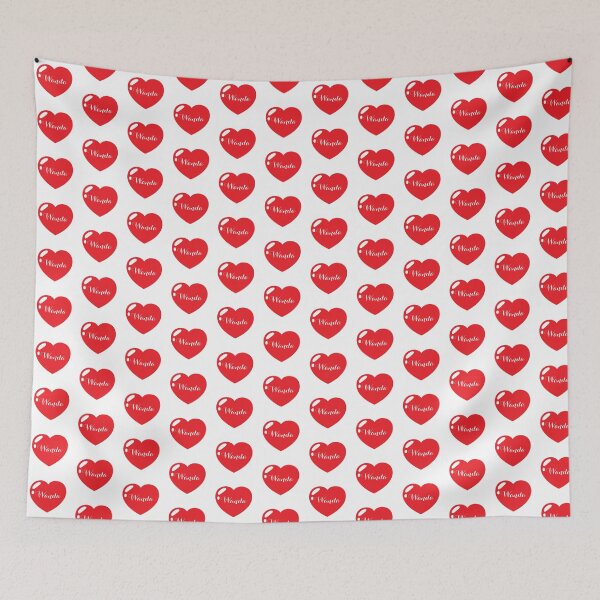 Item preview, Wanda Polish Name with red Heart  designed and sold by Monika Howarth.