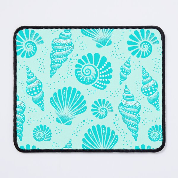 Item preview, Seashells Teal designed and sold by SilverPegasus.