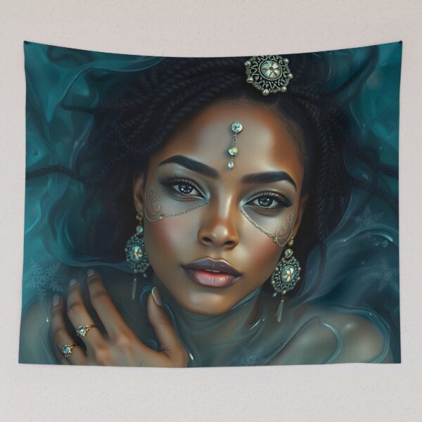 Item preview, Goddess Iemanja. Healer. Psychic. Sonia Sarkali designed and sold by SoniaSarkali.