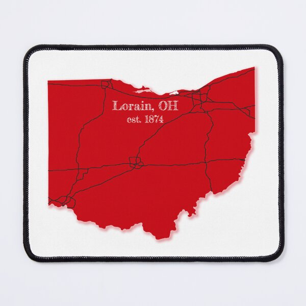 Item preview, Lorain, OH [Red] designed and sold by PhilbonianDezin.