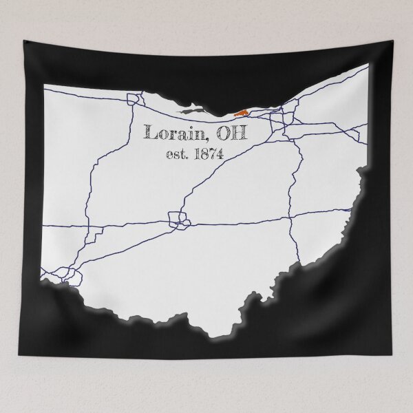 Item preview, Lorain, OH [White] designed and sold by PhilbonianDezin.