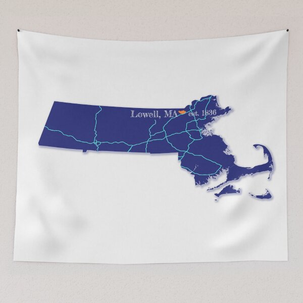 Item preview, Lowell, MA [Blue] designed and sold by PhilbonianDezin.