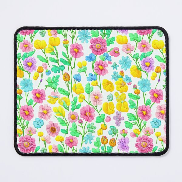 Item preview, A flowers delicate tile pattern on white background designed and sold by Arcadia World.