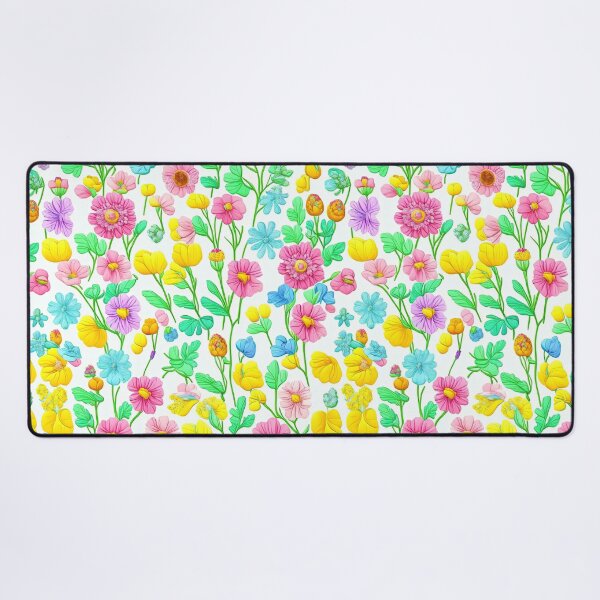 Item preview, A flowers delicate tile pattern on white background designed and sold by Arcadia World.