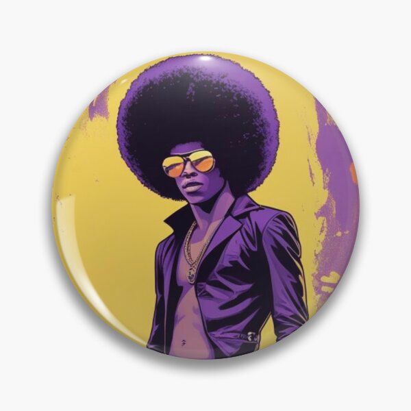 Item preview,  Afro Hairstyle Men Disco Blaze designed and sold by PattaZone.