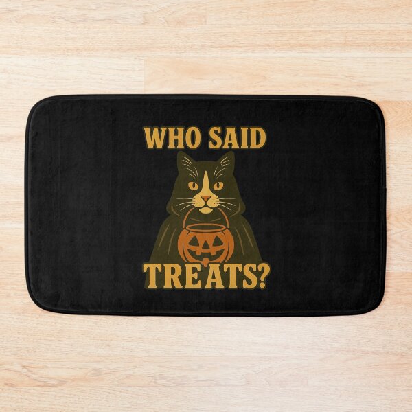 Item preview, Tuxedo Cat Halloween Who Said Treats Pumpkin Witch Costume Mom Dad Kids designed and sold by FurryHavenPH.