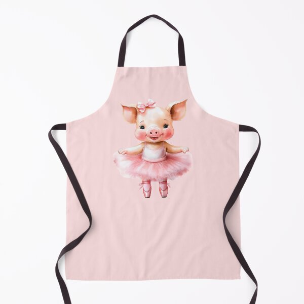 Item preview, Cute little pig ballerina dancing ballet designed and sold by OEKAKIYASAN.