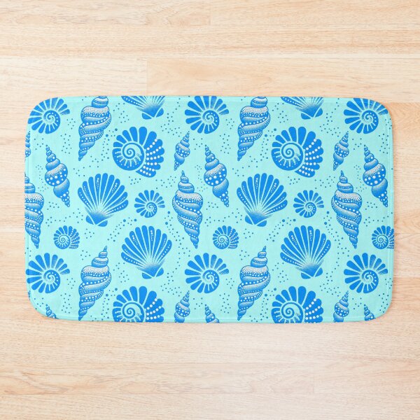 Item preview, Seashells Cerulean Blue designed and sold by SilverPegasus.