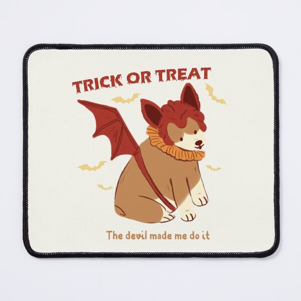 Item preview, Trick or treat Cute Halloween Corgi as little devil Pet Costume designed and sold by Dark & Darling.