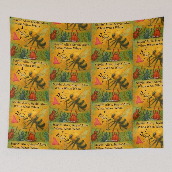 Item preview, Bees With Disco Rock Bands designed and sold by Rick London Gifts.