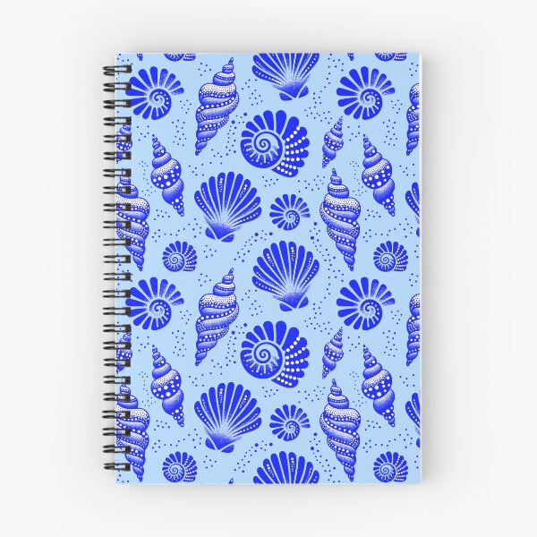 Item preview, Seashells Cobalt Blue designed and sold by SilverPegasus.