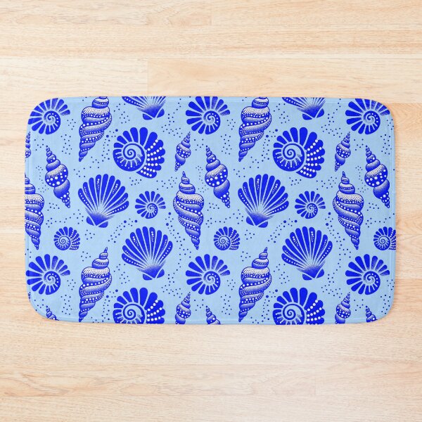 Item preview, Seashells Cobalt Blue designed and sold by SilverPegasus.