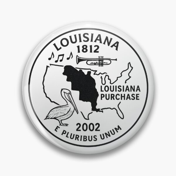 Item preview, Louisiana State Quarter Design – Louisiana Purchase 1812 designed and sold by ArtSpireWorks.