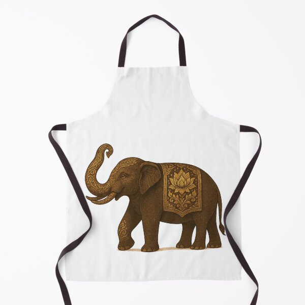 Item preview, Sacred Thai Elephant with Lotus Cloth | Spiritual Cultural Art designed and sold by mythasia.