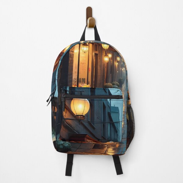 Item preview, Luminous Alleyway at Dusk designed and sold by oanaunciuleanu.