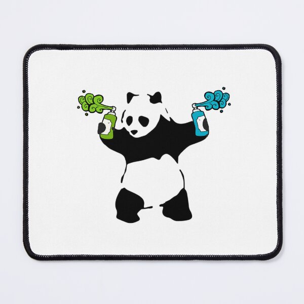 Item preview, Graffiti Panda with Spray Cans – Funny Banksy Panda -Inspired Street Art designed and sold by Lunaria Arts.