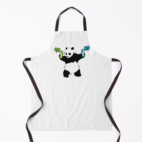 Item preview, Graffiti Panda with Spray Cans – Funny Banksy Panda -Inspired Street Art designed and sold by Lunaria Arts.