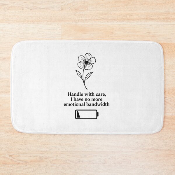 Item preview, "Handle With Care" - Emotional Battery Low PNG Design designed and sold by Mido-artister.