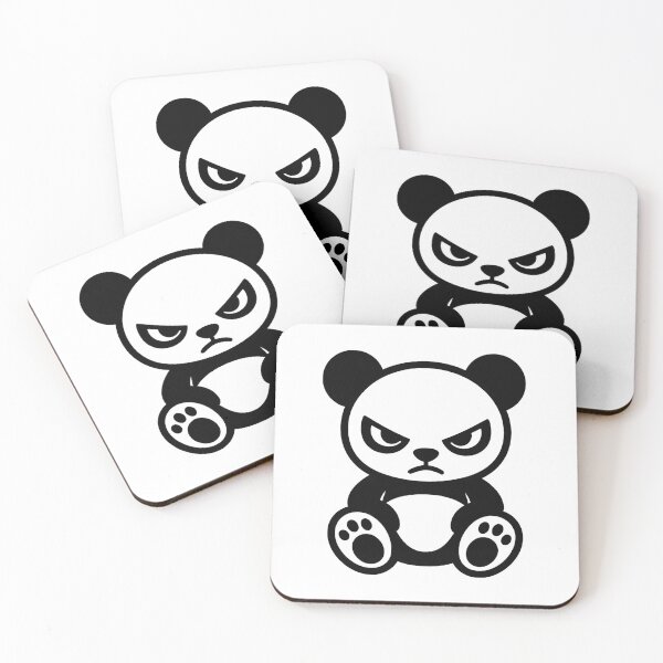 Item preview, Angry Panda – Minimalist Character Design designed and sold by MarCinu Art.