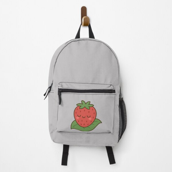 Item preview, Kawaii Strawberry Sleeping on Leaf – Sweet and Cute Illustration designed and sold by ALBANAT.