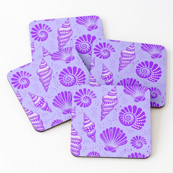 Item preview, Seashells Purple designed and sold by SilverPegasus.