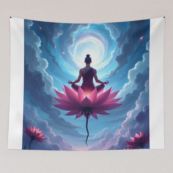 Item preview, Ascension Through the Lotus Vortex designed and sold by oanaunciuleanu.