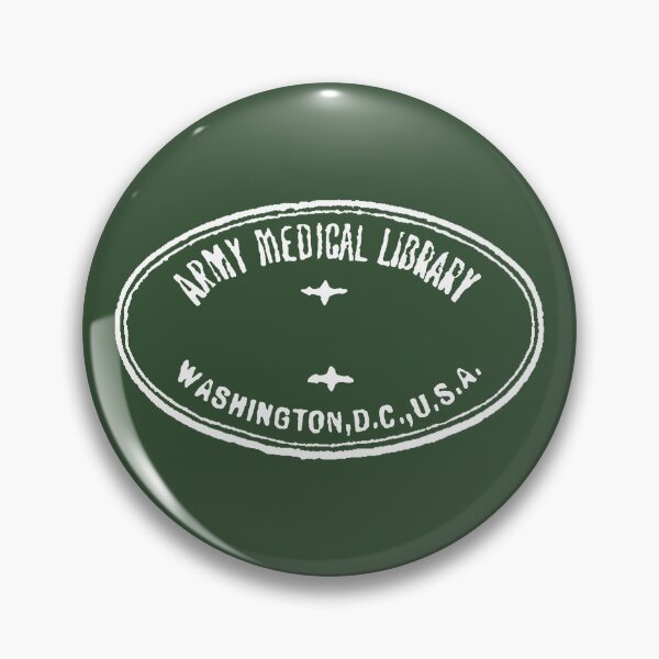 Item preview, US Army Medical Library Book Stamp designed and sold by Pixelchicken.