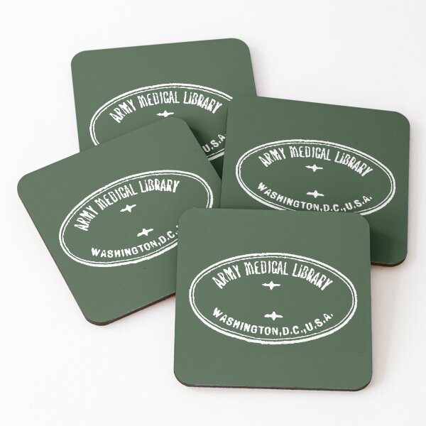 Item preview, US Army Medical Library Book Stamp designed and sold by Pixelchicken.