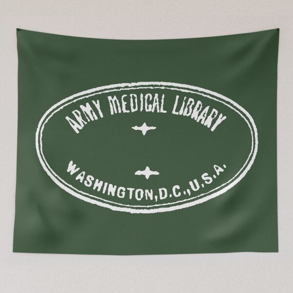 Item preview, US Army Medical Library Book Stamp designed and sold by Pixelchicken.