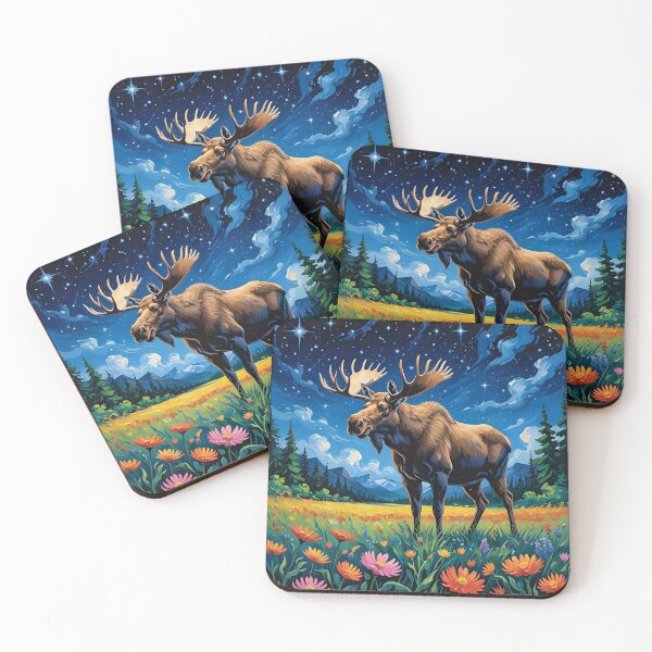 Item preview, Starry Moose designed and sold by Art-Design-EM.