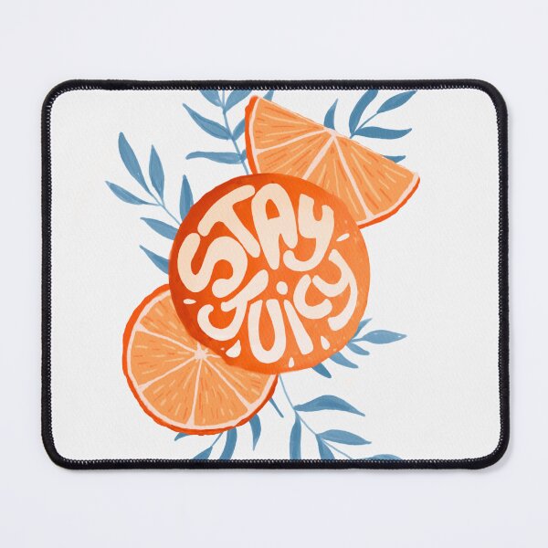 Item preview, Stay Juicy - Blue and Orange Fruit Design designed and sold by NitaBG.