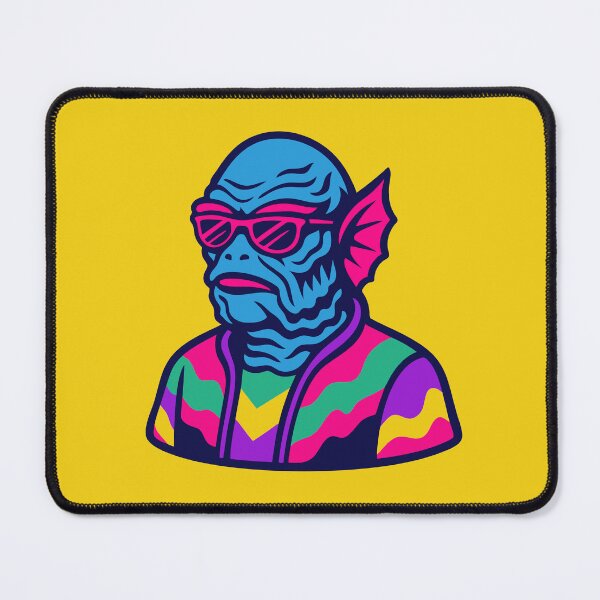 Item preview, Retro 80s Neon Swamp Thing designed and sold by Oh, the HORROR!.