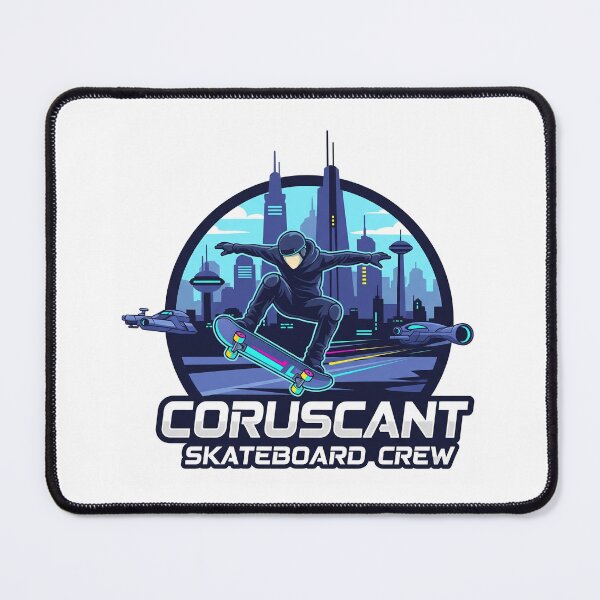 Item preview, Star wars coruscant skateboard designed and sold by Paul's Emporium .
