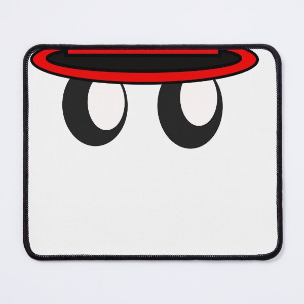 Item preview, Suspicious Eyes with Red Hat | Funny Spy Cartoon Character designed and sold by Mukadam_13.