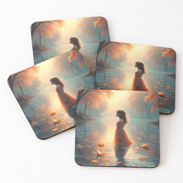 Item preview, Solitude in the Autumn Lake designed and sold by oanaunciuleanu.