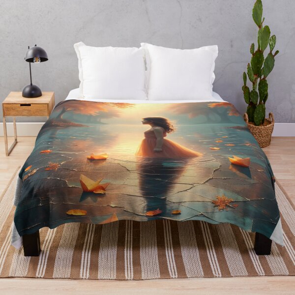 Item preview, Solitude in the Autumn Lake designed and sold by oanaunciuleanu.