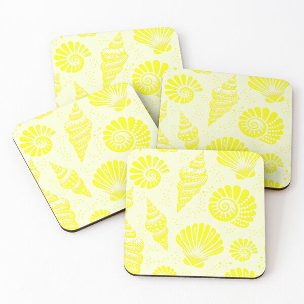 Item preview, Seashells Yellow designed and sold by SilverPegasus.