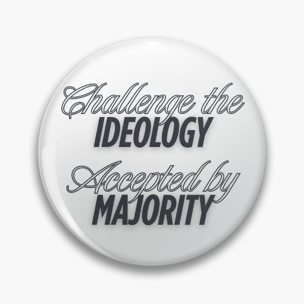 Item preview, Challenge the Ideology (Ver 1 - Cursive) designed and sold by HarmoniaVX.